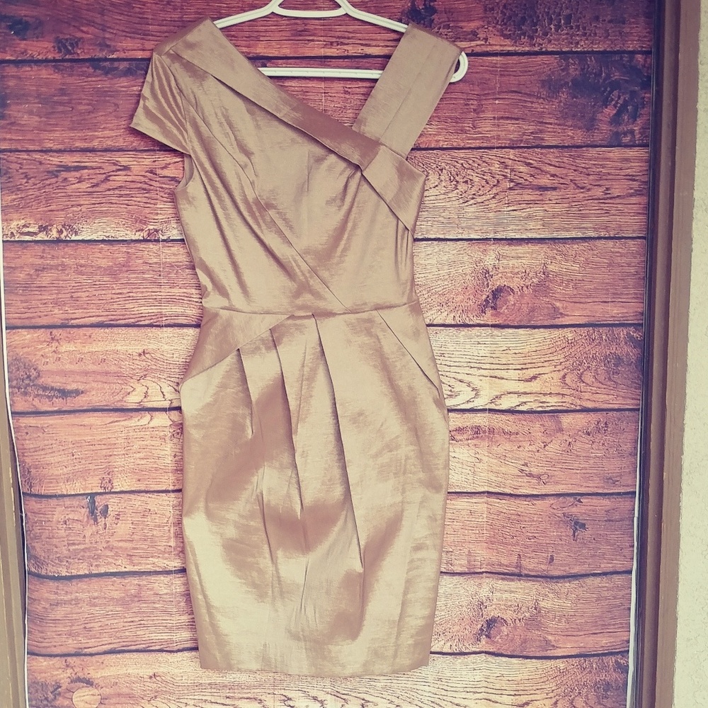 NWT Walter Baker W118 Anabelle gold dress size XS